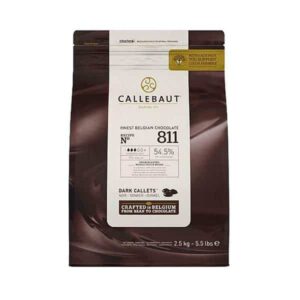 BARRY CALLEBAUT - Ciocolată neagră - 811- dropsuri, cacao 54,5% - 2,5kg