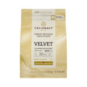 BARRY CALLEBAUT - Ciocolată albă VELVET - cacao 32,1% - 2,5kg