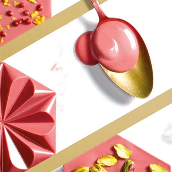 BARRY CALLEBAUT - Ciocolată RUBY - dropsuri, cacao 47.3% - 2.5kg - imagine 2