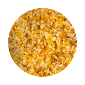 Cuburi de portocală confiată 4 x 4mm - 1kg