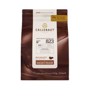 BARRY CALLEBAUT - Ciocolată cu lapte  823- dropsuri, cacao 33,6% - 2,5kg